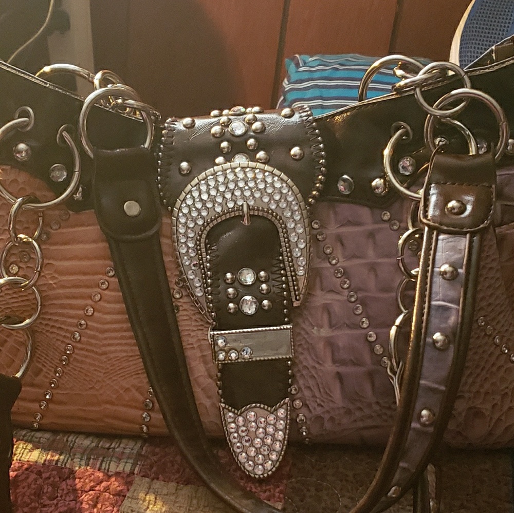 Beautiful rhinestone purse